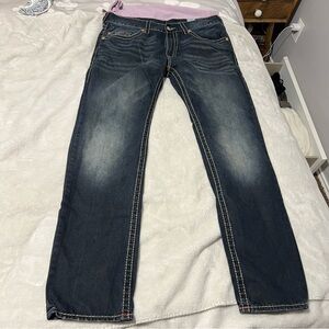True Religion Dark Blue Straight Jeans